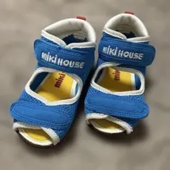 MIKI HOUSEミキハウス ベビーサンダル　14.5cm 水色