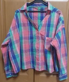 ロデオクラウンズ★チェック長袖シャツ