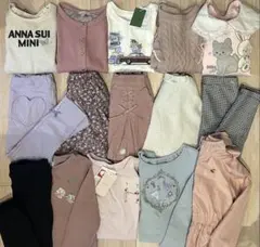 新品　〜used 女の子　子供服　まとめ売り　メゾピアノ　ケイトスペード　ピンク