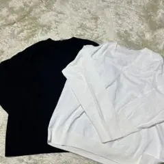 UNIQLO Vネックニット 2枚セット