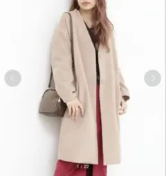 セール中N. Natural Beauty Basicノーカラーコート アウター