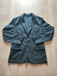 無印良品 ストレッチ ジャージー ジャケット ダークグレー メンズ サイズMのサムネイル