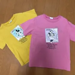 ディズニー 半袖Tシャツ 2枚セット ミッキー ミニーのサムネイル