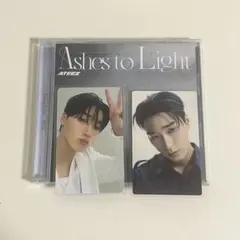 【匿名配送】ATEEZ サン Ashes to Light CD トレカ セット