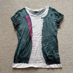 Paul Smith 半袖Tシャツ グリーン/ホワイト