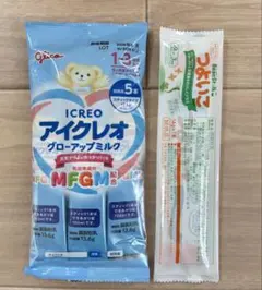 Glico アイクレオ グローアップミルク5本＆BeanStalk つよいこ
