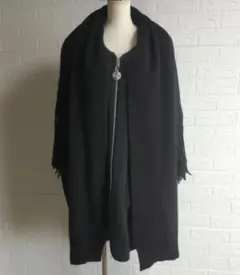 専用✨DIESEL　ディーゼル 　ロングフリンジ ジップアップ オーバーコート