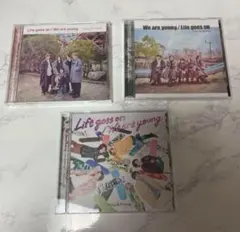 【ケース割れあり】Life goes on/We are young 3形態