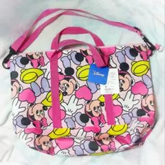 【新品】 西松屋 2wayトートバッグ ディズニー ミニーマウス ピンク