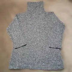 UNIQLO ユニクロ ハイネック チュニック M グレー