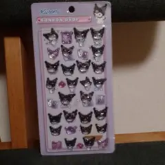 クロミボンボンドロップシール　サンリオ　ぷっくり　立体