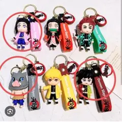 ❣️鬼滅の刃❣️キーホルダー 3点セット胡蝶しのぶ 嘴平伊之助 /冨岡義勇