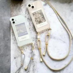 iPhone13Pro ケース 可愛い チェーン インスタ映え ショルダー