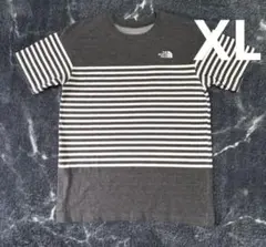 美品！THE NORTH FACE ストライプTシャツ XLサイズ