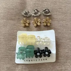 ミニヘアクリップ セット