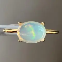【美雨さまご確認用】オパールのオーバルカボションリング260203