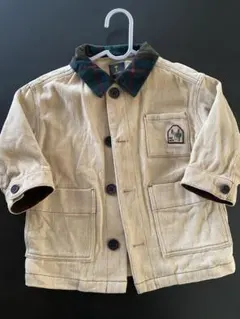ベージュデニム風ジャケット 100cm~