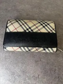 BURBERRY チェック柄 二つ折り財布のサムネイル