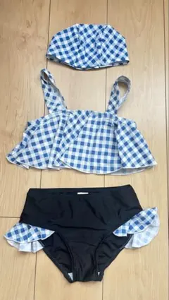 NICE CLAUP セパレート水着 ギンガムチェック 140 - メルカリ