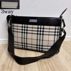 Burberry ノバチェック ショルダーバッグ 3WAY 斜め掛け 肩掛け