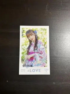 =LOVE 音嶋莉沙　ミニフォトカード