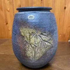 【新品未使用品】信楽焼　花入　花瓶　　おしゃれ