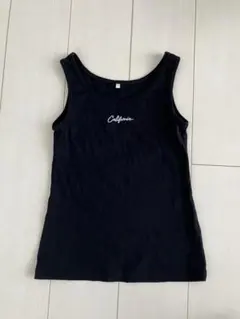 GU 黒タンクトップ 150 ジーユー　ZARA ザラ　ユニクロのサムネイル