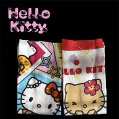 ハローキティ しまむら コラボ商品 フェイスタオル 2枚セット 新品 未使用