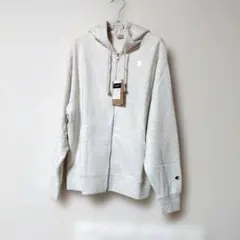 Champion グレー フルジップパーカー XL