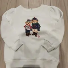 Ralph Lauren ポロベア 24M ホワイト トレーナー