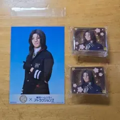 刀ミュ 南海太郎朝尊セット　博覧会　TDC フードブロマイド　メモスタンド