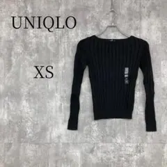 UNIQLO ユニクロ カシミヤ混 ブラック 長袖 ニット・セーター XSのサムネイル