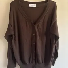 SIMPLICITE ブラウン 長袖カーディガン