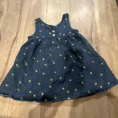 デニムジャンバースカート 100