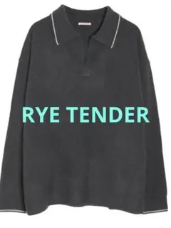 【RYE TENDER】　POLO KNIT