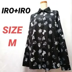 IRO+IRO　総柄シャツ　オーバーサイズ　Favorite　雨宮透　黒　Mのサムネイル