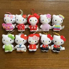 ハローキティ　ぬいぐるみ　マクドナルドハッピーセット　10点