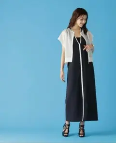 Side-buckle Drape Dress L'AUBE BLANC - メルカリ