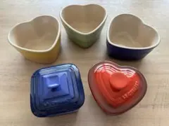 LE CREUSET ハート型 スフィア プレート 4枚セット - メルカリ