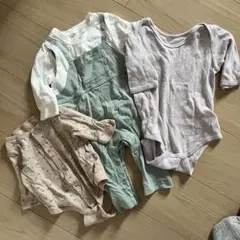 ロンパース　カバーオール　肌着　70 まとめ売り　3点セット　春服