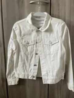 ichi ホワイトデニムジャケット