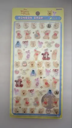【正規品】ボンボンドロップシールディズニーミニくまのプーさん