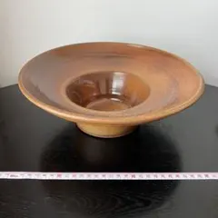 匿名☆昭和レトロ☆笠間焼☆花器☆ブラウン系
