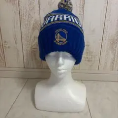 【新品未使用】NBA ゴールデンステート・ウォリアーズ ニット帽 ブルー