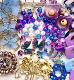 パーツアソート*ブルー&パープル