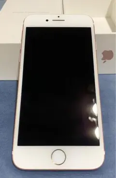 iPhone7 128GB simフリー ローズゴールド バッテリー84%