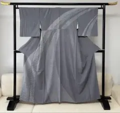 D133 訪問着　絞り　紬地　正絹　着物　袷　しつけ糸付き未使用極美品 D133 訪問着 絞り 紬地 正絹 着物 袷 しつけ糸付き未使用極美品 - メルカリ