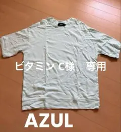 AZUL 淡いミントグリーン Tシャツ Lサイズのサムネイル