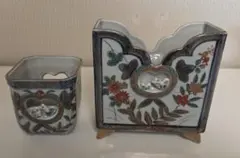 波佐見焼 林九郎窯 色絵金彩鶏彫 ナプキンスタンド&楊枝入 2点 2026年最新】林九郎窓鶏の人気アイテム - メルカリ