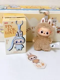 【正規品】イニシャル BラブブぬいぐるみペンダントPIN FOR LOVE